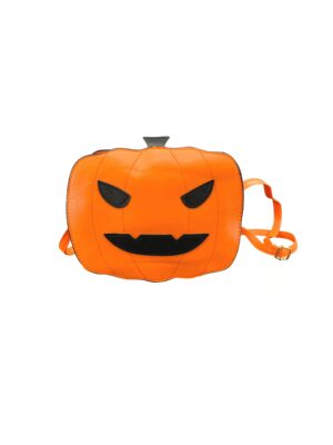 Kostümzubehör Tasche Kürbis orange