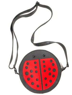 Kostümzubehör Tasche Marienkäfer rot/schwarz