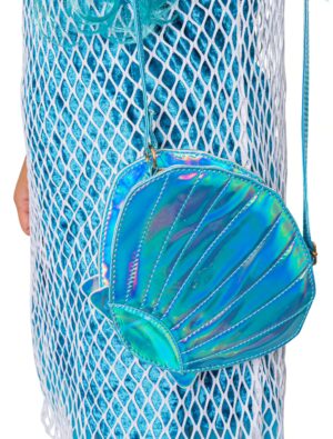 Kostümzubehör Tasche Muschel blau