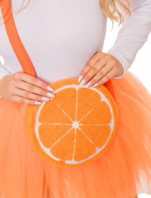 Kostümzubehör Tasche Orange Plüsch orange