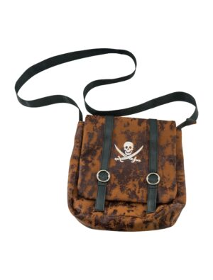 Kostümzubehör Tasche Piratin braun