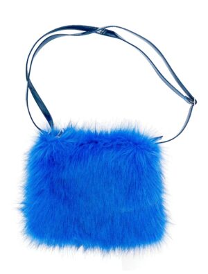Kostümzubehör Tasche Plüsch Deluxe blau