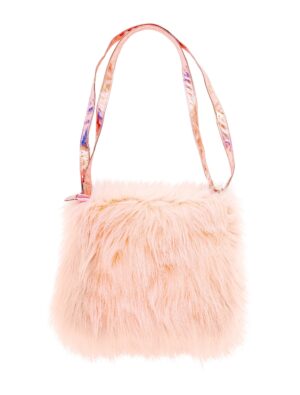 Kostümzubehör Tasche Plüsch Deluxe rosa