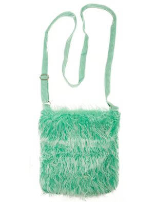 Kostümzubehör Tasche Plüsch grün