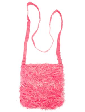 Kostümzubehör Tasche Plüsch rosa