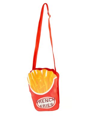 Kostümzubehör Tasche Pommes Farbe: rot/gelb