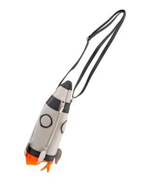 Kostümzubehör Tasche Rakete Farbe: grau