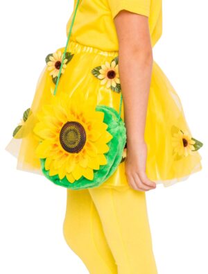 Kostümzubehör Tasche Sonnenblume gelb