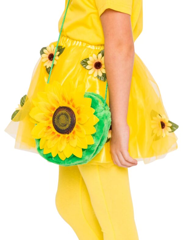 Kostümzubehör Tasche Sonnenblume gelb