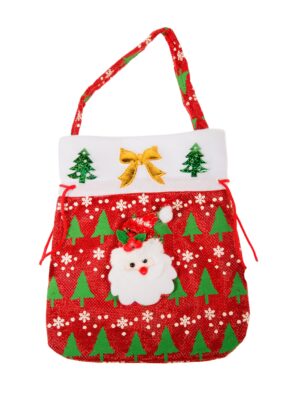 Kostümzubehör Tasche Weihnachtsmann rot