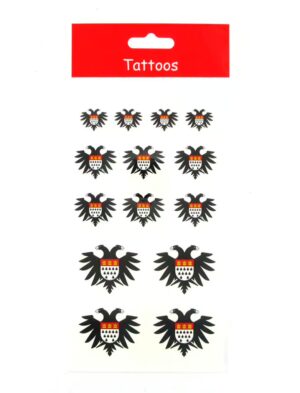 Kostümzubehör Tattoos Köln Adler Farbe: schwarz
