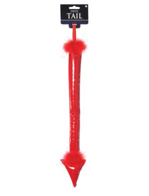 Kostümzubehör Teufelsschwanz rot 45cm