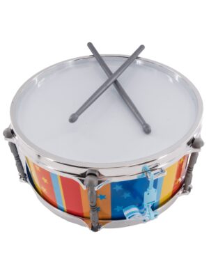 Kostümzubehör Trommel Set 30cm bunt Farbe: bunt