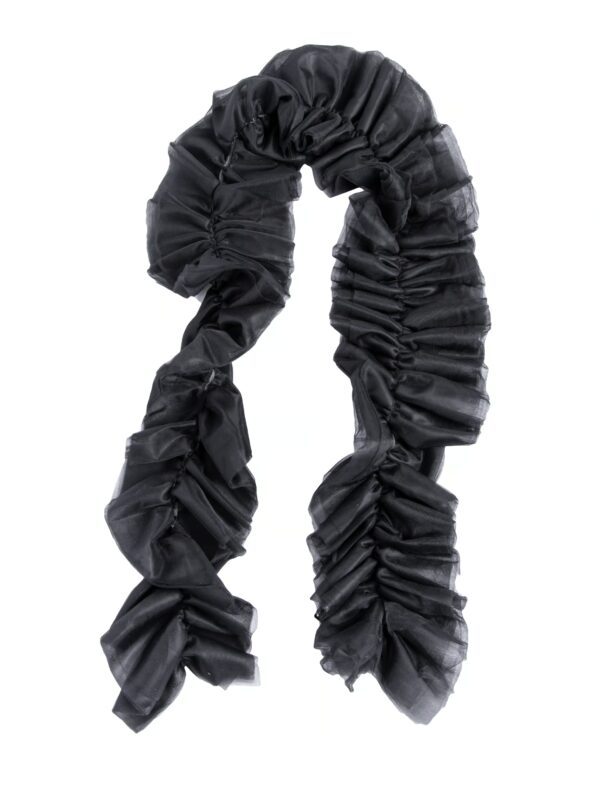 Kostümzubehör Tüllschal 180cm schwarz
