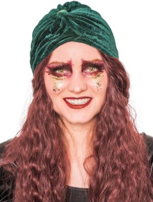 Kostümzubehör Turban grün one size