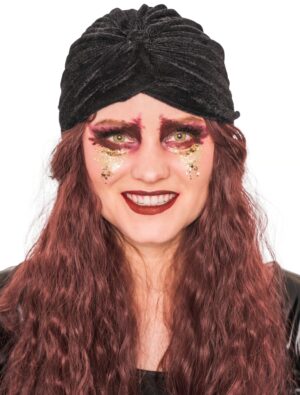 Kostümzubehör Turban schwarz one size