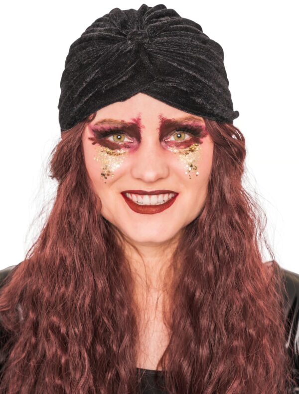 Kostümzubehör Turban schwarz one size