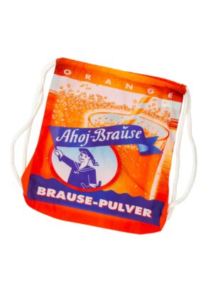 Kostümzubehör Turnbeutel Ahoj-Brause orange