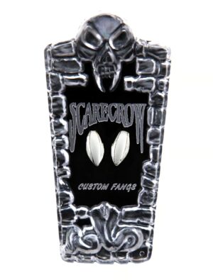Kostümzubehör Vampirzähne Deluxe silber