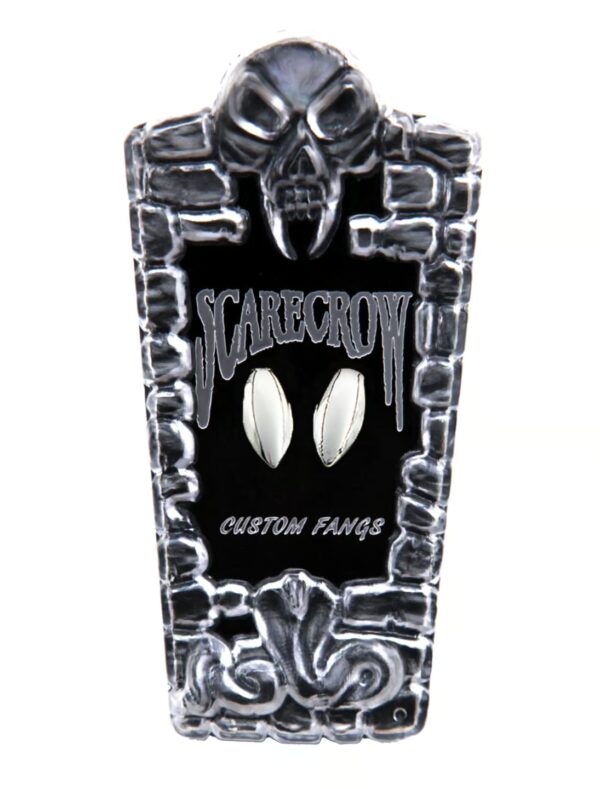 Kostümzubehör Vampirzähne Deluxe silber