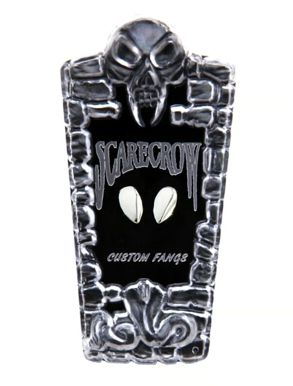 Kostümzubehör Vampirzähne Lady Deluxe silber