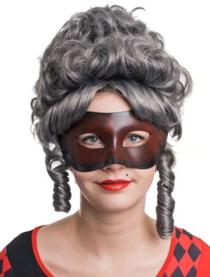 Kostümzubehör Venezianische Maske metallic braun