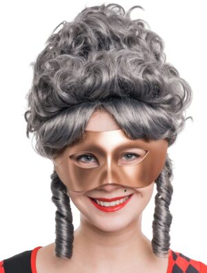 Kostümzubehör Venezianische Maske metallic gold