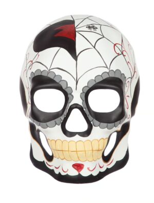 Kostümzubehör Vollmaske Totenkopf Farbe: schwarz/weiß