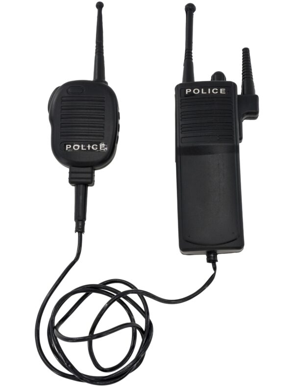 Kostümzubehör Walkie Talkie schwarz
