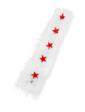 Kostümzubehör Weihnachts-Stirnband mit 5 LED´s Farbe: rot/weiß