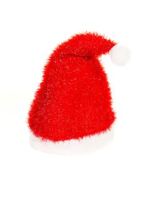 Kostümzubehör Weihnachtsmütze Flausch Farbe: rot