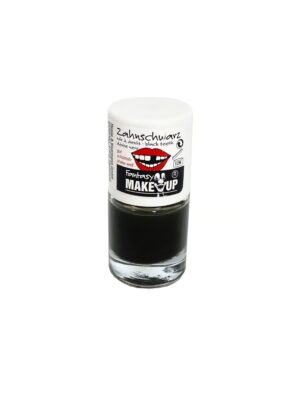 Kostümzubehör Zahnlack schwarz 7ml