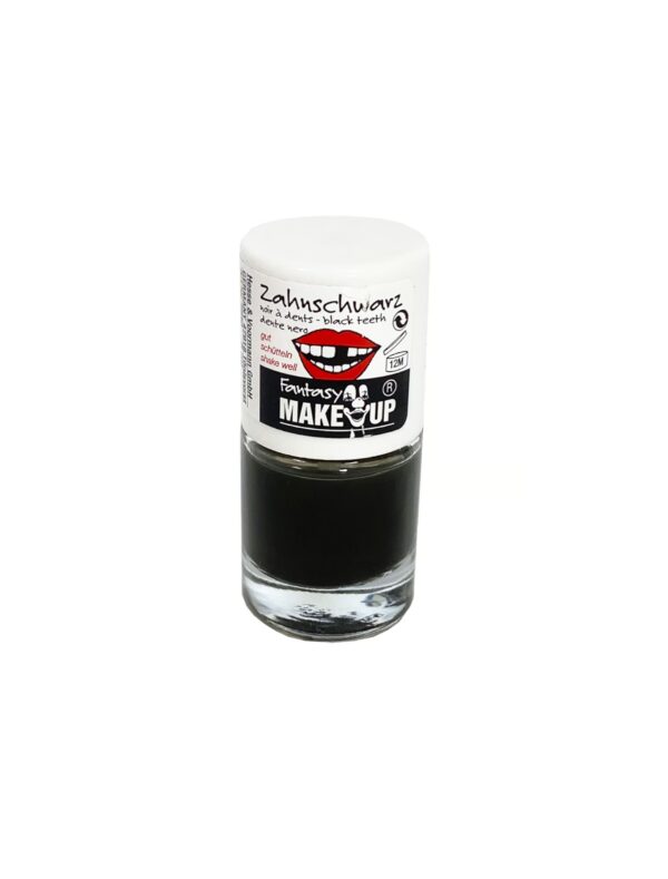 Kostümzubehör Zahnlack schwarz 7ml