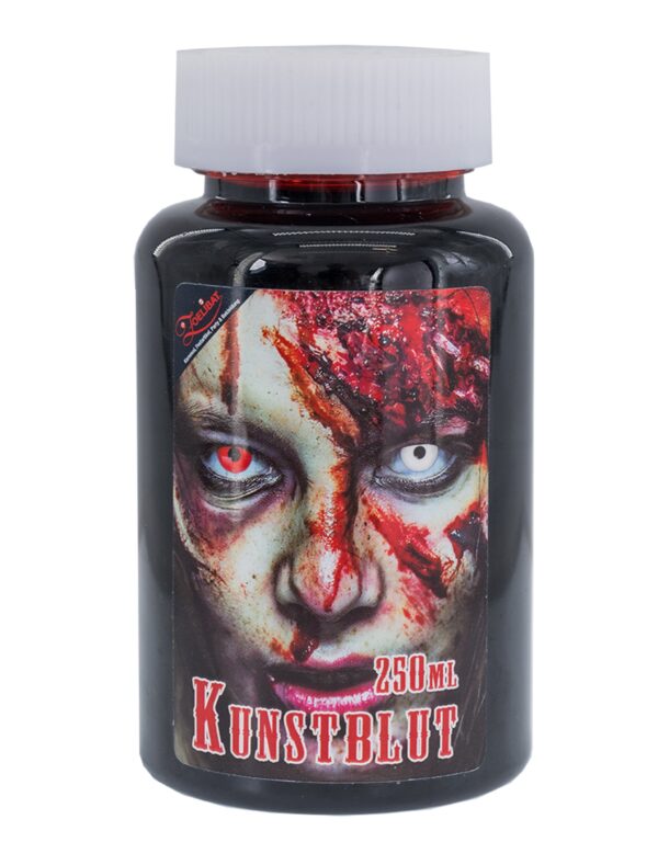 Kunstblut 250ml Schminke für Karneval & Fasching Farbe: rot