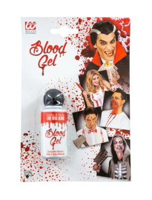Kunstblut-Gel 28ml Schminke für Karneval & Fasching Farbe: rot