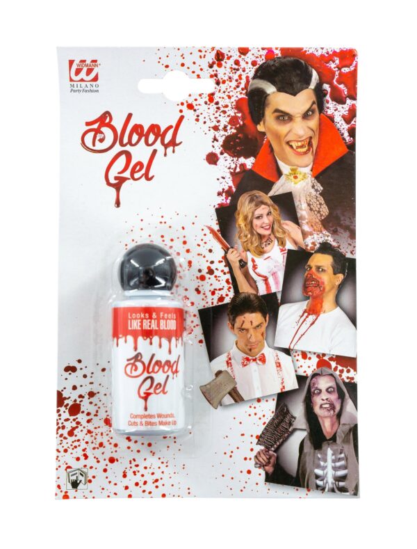 Kunstblut-Gel 28ml Schminke für Karneval & Fasching Farbe: rot