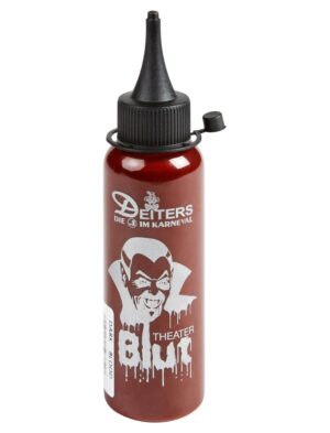 Kunstblut dunkel 100ml Schminke für Karneval & Fasching Farbe: rot
