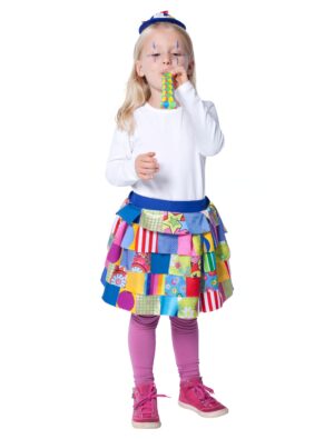 Lappenrock Kinder bunt 152 Farbe: mehrfarbig