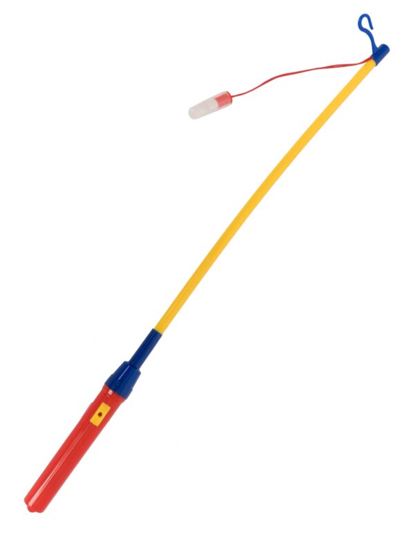 Laternenstab elektrisch 48-50cm Farbe: rot/gelb