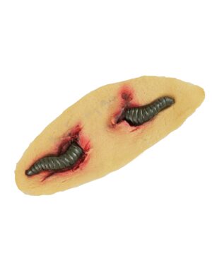 Latexwunde mit Wurm Farbe: bunt