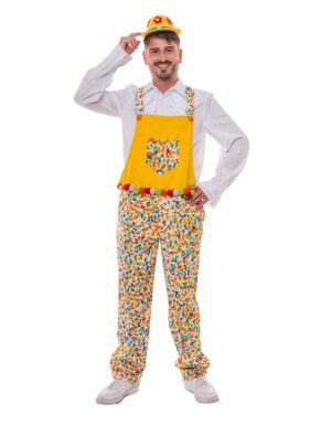 Latzhose Konfetti bunt S/M Farbe: bunt
