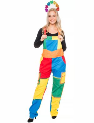 Latzhose bunt XXS/XS Farbe: bunt
