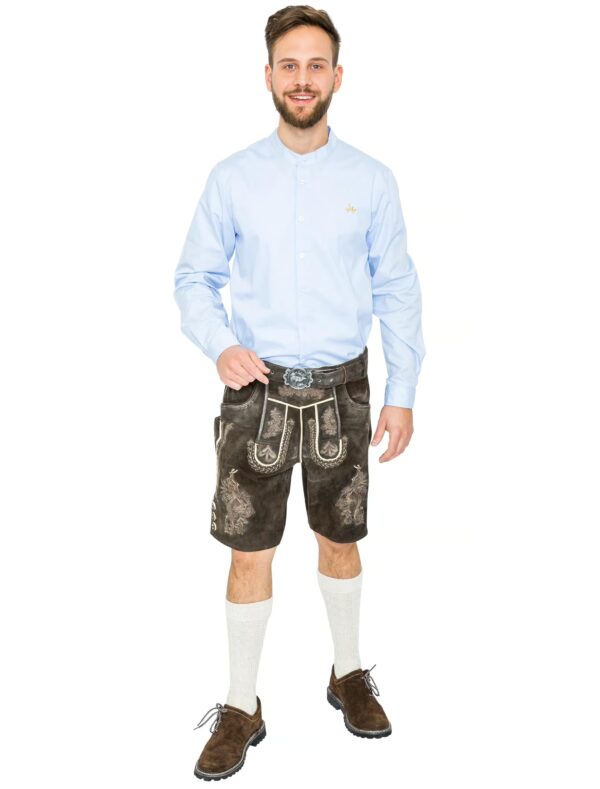 Lederhose Friedel Herren schwarz XL
