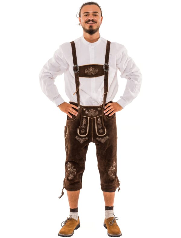 Lederhose Josef Herren dunkelbraun 2XL