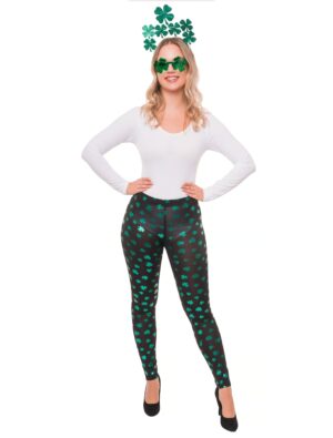 Leggings Kleeblatt grün XXS/XS