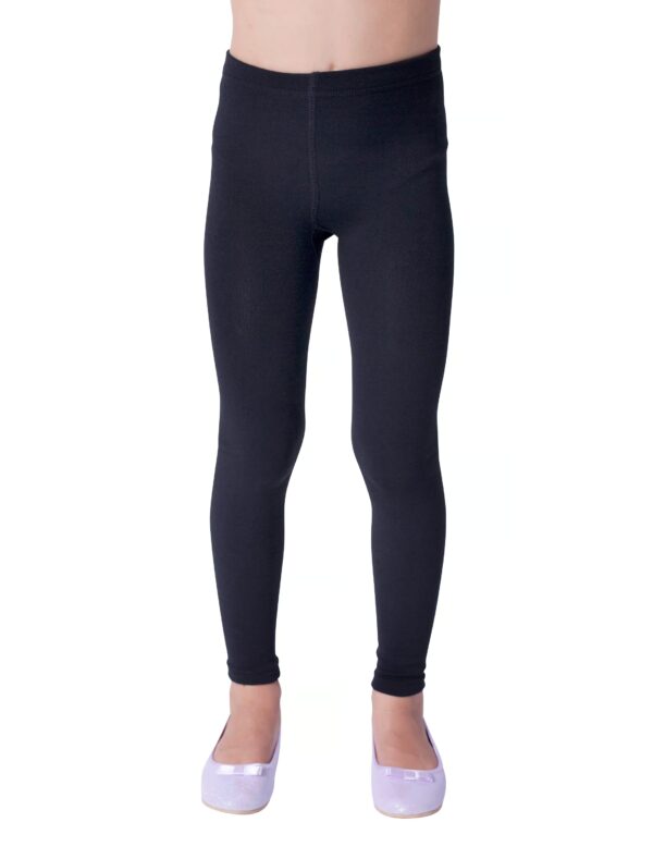 Leggings Thermo Kinder Mädchen schwarz 104-116