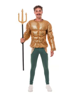 Leggings Wassermann Herren grün/gold S/M
