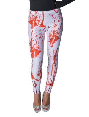 Leggings blutig Farbe: rot/weiß