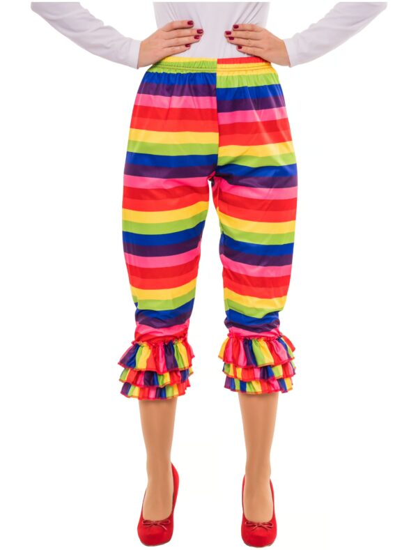 Leggings mit Rüschen gestreift bunt L/XL Farbe: bunt