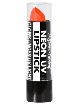 Lippenstift UV 6ml neonorange Schminke für Karneval & Fasching
